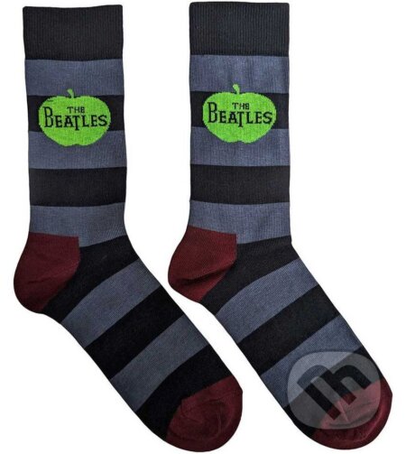 Unisex ponožky The Beatles: Logo jablka a pruhy (veľkosť EU 39-45) (). , 2024 Unisex ponožky The Beatles: Logo jablka a pruhy (veľkosť EU 39-45) (). , 2024