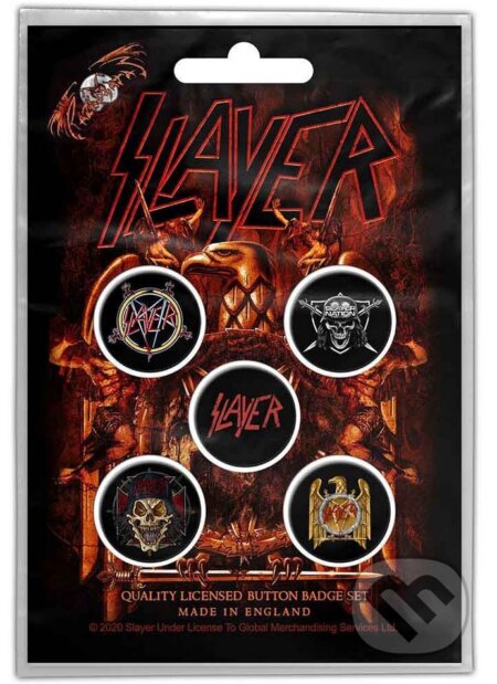 Set 5 odznakov Slayer: Orol (). , 2024 Set 5 odznakov Slayer: Orol (). , 2024