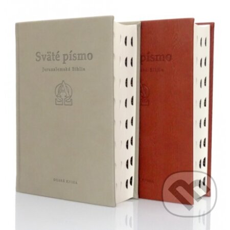 Kniha: Sväté písmo - Jeruzalemská Biblia (šedá, hnedá ostré hrany) (Dobrá kniha). Dobrá kniha, 2016 Kniha: Sväté písmo - Jeruzalemská Biblia (šedá, hnedá ostré hrany) (Dobrá kniha). Dobrá kniha, 2016