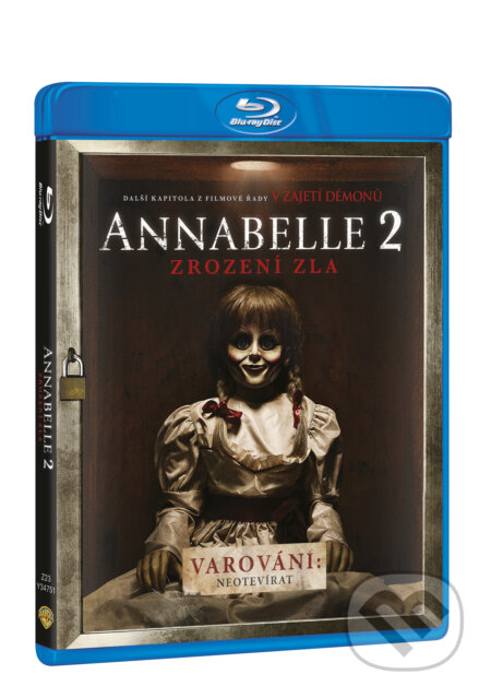 Film: Annabelle 2: Zrození zla (David Sandberg) (Blu-ray). Magicbox, 2017 Film: Annabelle 2: Zrození zla (David Sandberg) (Blu-ray). Magicbox, 2017