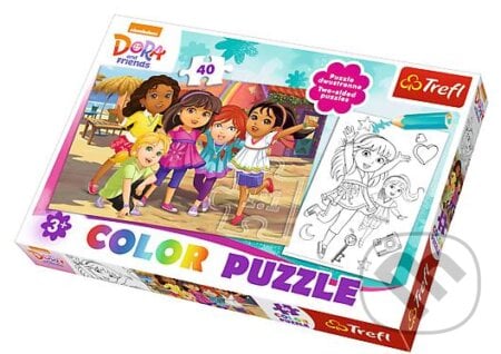 Color Puzzle Dora and friends, Trefl, 2017