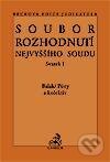 Kniha: Soubor rozhodnutí Nejvyššího soudu sv.1 (František Balák). C. H. Beck, 2001 Kniha: Soubor rozhodnutí Nejvyššího soudu sv.1 (František Balák). C. H. Beck, 2001