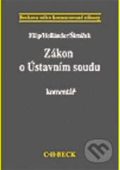 Kniha: Zákon o Ústavním soudu. Komentář (Jan Filip a Vojtěch Šimíček). C. H. Beck, 2001 Kniha: Zákon o Ústavním soudu. Komentář (Jan Filip a Vojtěch Šimíček). C. H. Beck, 2001