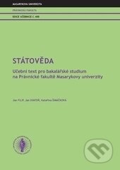 Kniha: Státověda (Jan Filip, Jan Svatoň a Kateřina Šimáčková). Masarykova univerzita, 2012 Kniha: Státověda (Jan Filip, Jan Svatoň a Kateřina Šimáčková). Masarykova univerzita, 2012
