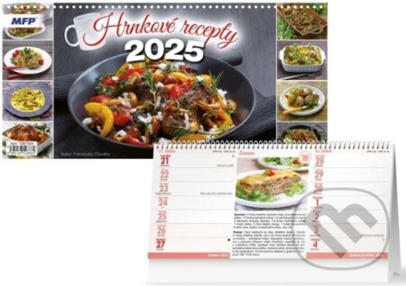 Hrnkové recepty 2025 - stolní kalendář (MFP). MFP, 2024 Hrnkové recepty 2025 - stolní kalendář (MFP). MFP, 2024