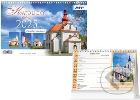 Katolický kalendář 2025 - stolní kalendář (MFP). MFP, 2024 Katolický kalendář 2025 - stolní kalendář (MFP). MFP, 2024