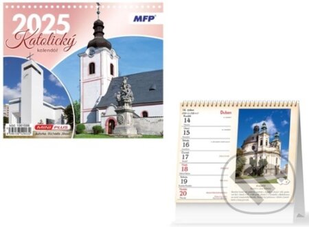 Katolický kalendář 2025 - stolní kalendář (MFP). MFP, 2024 Katolický kalendář 2025 - stolní kalendář (MFP). MFP, 2024