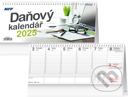 Daňový kalendář 2025 - stolní kalendář (MFP). MFP, 2024 Daňový kalendář 2025 - stolní kalendář (MFP). MFP, 2024