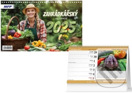Zahrádkářský kalendář 2025 - stolní kalendář (MFP). MFP, 2024 Zahrádkářský kalendář 2025 - stolní kalendář (MFP). MFP, 2024