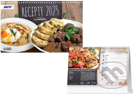 Recepty 2025 - stolní kalendář (MFP). MFP, 2024 Recepty 2025 - stolní kalendář (MFP). MFP, 2024
