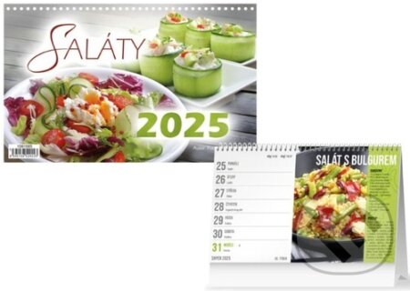 Saláty 2025 - stolní kalendář (MFP). MFP, 2024 Saláty 2025 - stolní kalendář (MFP). MFP, 2024