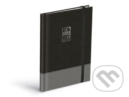 Týdenní diář 2025 PU black/gray s gumkou (MFP). MFP, 2024 Týdenní diář 2025 PU black/gray s gumkou (MFP). MFP, 2024