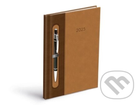 Týdenní diář 2025 PU brown/dark brown na propisku (MFP). MFP, 2024 Týdenní diář 2025 PU brown/dark brown na propisku (MFP). MFP, 2024