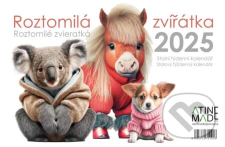 Kalendář 2025 Roztomilá zvířátka, stolní, týdenní, (Almatyne). Almatyne, 2024 Kalendář 2025 Roztomilá zvířátka, stolní, týdenní, (Almatyne). Almatyne, 2024
