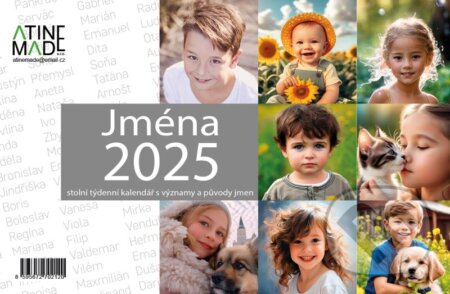 Kalendář 2025 Jména, stolní, týdenní, (Almatyne). Almatyne, 2024 Kalendář 2025 Jména, stolní, týdenní, (Almatyne). Almatyne, 2024