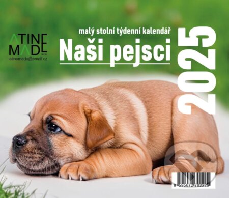 Kalendář 2025 Naši pejsci, stolní, týdenní, (Almatyne). Almatyne, 2024 Kalendář 2025 Naši pejsci, stolní, týdenní, (Almatyne). Almatyne, 2024