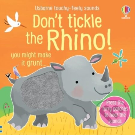 Kniha: Don't Tickle the Rhino! (Sam Taplin). Usborne, 2024 Kniha: Don't Tickle the Rhino! (Sam Taplin). Usborne, 2024