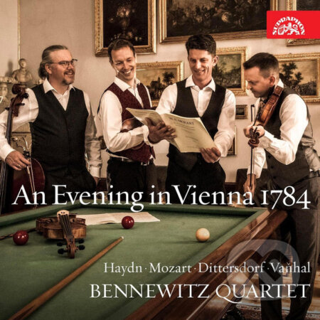 Hudební CD: An Evening in Vienna 1784 (Bennewitz Quartet) (Hudobné albumy). Hudobné albumy, 2024 Hudební CD: An Evening in Vienna 1784 (Bennewitz Quartet) (Hudobné albumy). Hudobné albumy, 2024