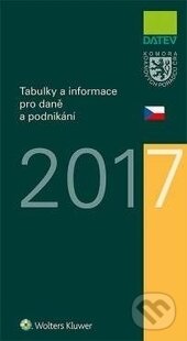 Kniha: Tabulky a informace pro daně a podnikání 2017 (Ivan Brychta, Marie Hajšmanová, Petr Kamení a Vít Lederer). Wolters Kluwer, Datev, 2017 Kniha: Tabulky a informace pro daně a podnikání 2017 (Ivan Brychta, Marie Hajšmanová, Petr Kamení a Vít Lederer). Wolters Kluwer, Datev, 2017