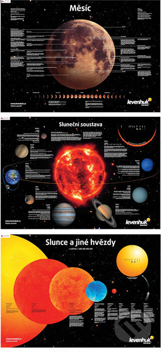 Sada plakátů Levenhuk s vesmírnou tématikou (Levenhuk). Levenhuk Sada plakátů Levenhuk s vesmírnou tématikou (Levenhuk). Levenhuk