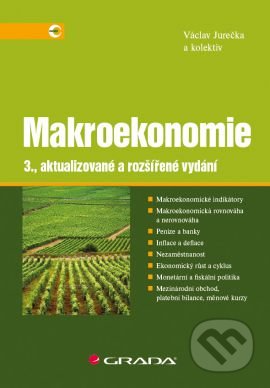 Kniha: Makroekonomie (Václav Jurečka a kolektiv). Grada, 2017 Kniha: Makroekonomie (Václav Jurečka a kolektiv). Grada, 2017