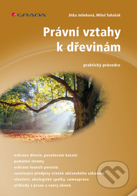 E-kniha: Právní vztahy k dřevinám (Jitka Jelínková a Miloš Tuháček). Grada, 2016 E-kniha: Právní vztahy k dřevinám (Jitka Jelínková a Miloš Tuháček). Grada, 2016