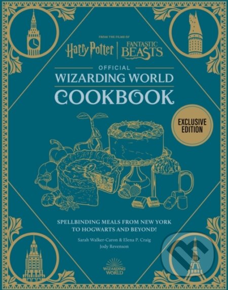 Kniha: Harry Potter Official Wizarding World Cookbook (Veronica Hinke a Jody Revenson). Greenfinch, 2024 Kniha: Harry Potter Official Wizarding World Cookbook (Veronica Hinke a Jody Revenson). Greenfinch, 2024