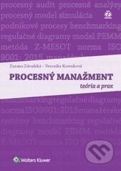 Kniha: Procesný manažment (Veronika Korenková a Zuzana Závadská). Wolters Kluwer (Iura Edition), 2017 Kniha: Procesný manažment (Veronika Korenková a Zuzana Závadská). Wolters Kluwer (Iura Edition), 2017