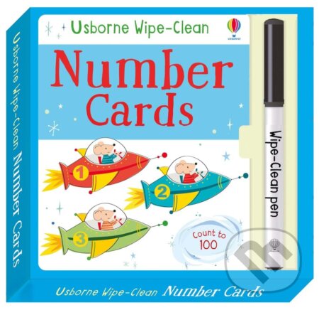 Kniha: Wipe-clean number cards (Felicity Brooks). Usborne, 2017 Kniha: Wipe-clean number cards (Felicity Brooks). Usborne, 2017