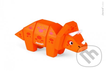 Spoločenská hra: Janod Drevená stavebnica Triceratops (Janod). Janod, 2017 Spoločenská hra: Janod Drevená stavebnica Triceratops (Janod). Janod, 2017