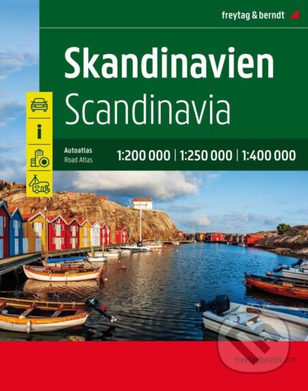 Kniha: Skandinávie 1:200 000 - 1:400 000 / autoatlas (freytag&berndt). freytag&berndt, 2023 Kniha: Skandinávie 1:200 000 - 1:400 000 / autoatlas (freytag&berndt). freytag&berndt, 2023