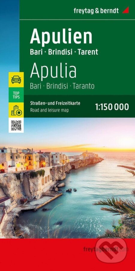Kniha: Apúlia, Bari, Brindisi 1: 150 000 (freytag&berndt). freytag&berndt, 2023 Kniha: Apúlia, Bari, Brindisi 1: 150 000 (freytag&berndt). freytag&berndt, 2023