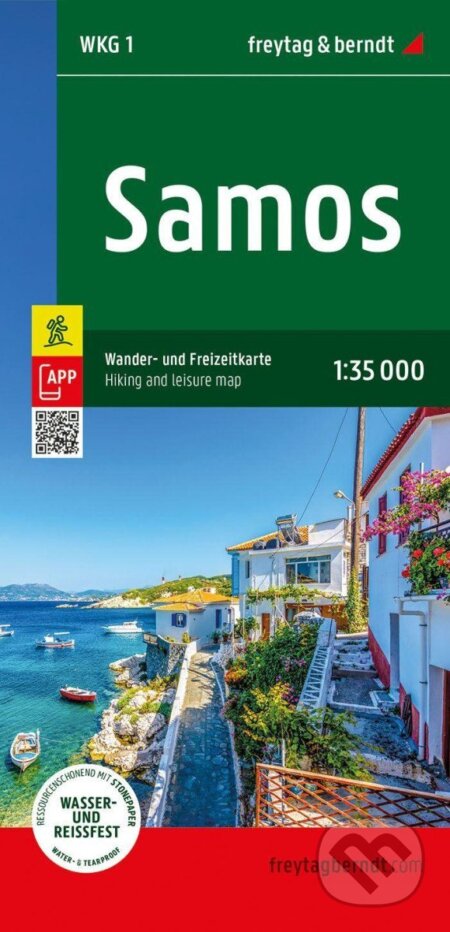 Kniha: Samos 1:35 000 / turistická a rekreační mapa (freytag&berndt). freytag&berndt, 2024 Kniha: Samos 1:35 000 / turistická a rekreační mapa (freytag&berndt). freytag&berndt, 2024