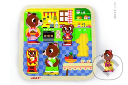 Puzzle: Janod Medvedia rodinka (Janod). Janod, 2017 Puzzle: Janod Medvedia rodinka (Janod). Janod, 2017