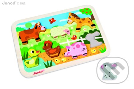 Puzzle: Janod Zvieratká na farme (Janod). Janod, 2017 Puzzle: Janod Zvieratká na farme (Janod). Janod, 2017