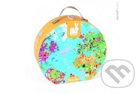 Puzzle: Janod Mapa sveta puzzle v kufríku (Janod). Janod, 2017 Puzzle: Janod Mapa sveta puzzle v kufríku (Janod). Janod, 2017