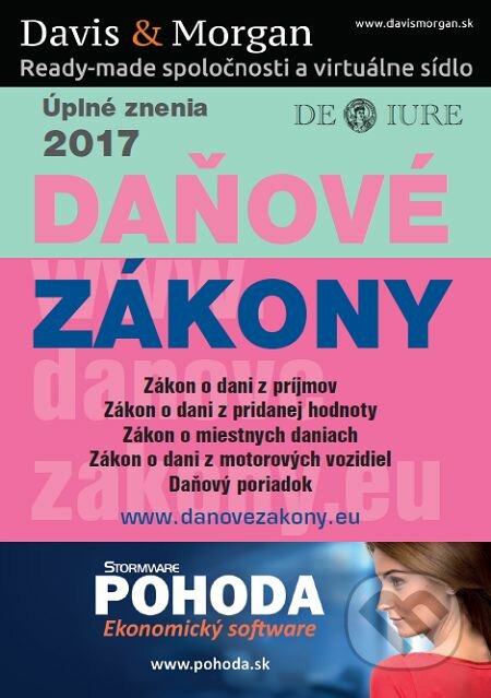 E-kniha: Daňové zákony 2017 SR XXL ProFi (DonauMedia). DonauMedia, 2017 E-kniha: Daňové zákony 2017 SR XXL ProFi (DonauMedia). DonauMedia, 2017