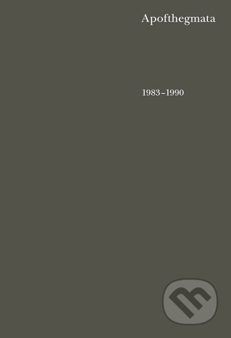 E-kniha: Apofthegmata 1983–1990 (Otec Jeroným). Triáda, 2015 E-kniha: Apofthegmata 1983–1990 (Otec Jeroným). Triáda, 2015