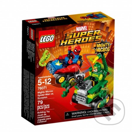 LEGO Super Heroes 76071 Mighty Micros: Spider-Man vs. Škorpión, LEGO, 2017