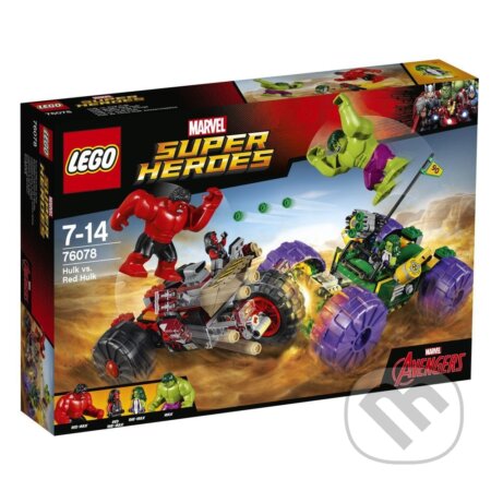 LEGO Super Heroes 76078 Hulk vs. Červený Hulk, LEGO, 2017