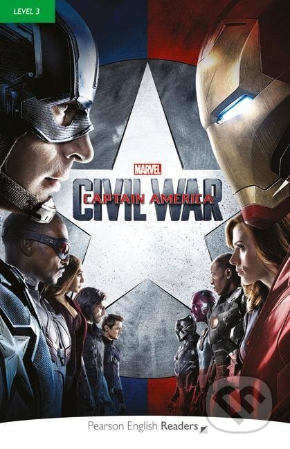 Kniha: Pearson English Readers: Level 3 Marvel Captain America Civil War + Code (Coleen Degnan-Veness). Pearson, 2022 Kniha: Pearson English Readers: Level 3 Marvel Captain America Civil War + Code (Coleen Degnan-Veness). Pearson, 2022