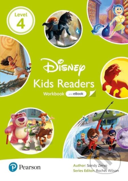 Kniha: Pearson English Kids Readers: Level 4 Workbook with eBook and Online Resources (DISNEY) (Sandy Zerva). Pearson, 2021 Kniha: Pearson English Kids Readers: Level 4 Workbook with eBook and Online Resources (DISNEY) (Sandy Zerva). Pearson, 2021