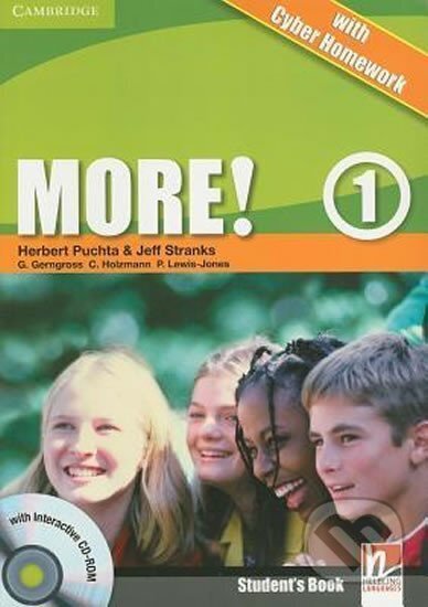 Kniha: More! 1: Student´s Book with interactive CD-ROM with Cyber Homework (Herbert Puchta). Cambridge University Press, 2010 Kniha: More! 1: Student´s Book with interactive CD-ROM with Cyber Homework (Herbert Puchta). Cambridge University Press, 2010