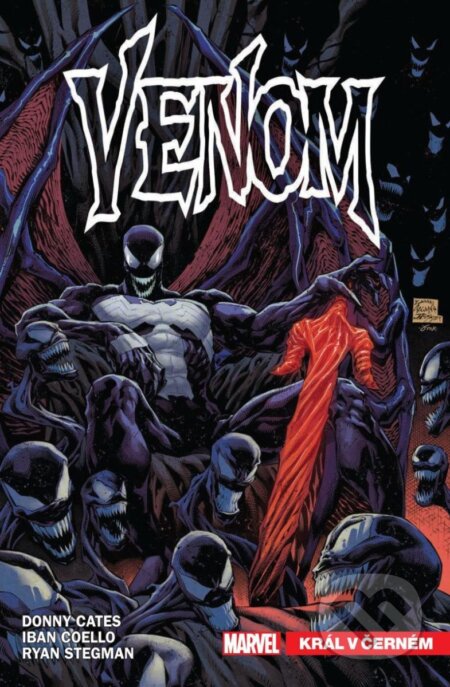 Kniha: Venom 7 - Král v černém (Donny Cates). Crew, 2024 Kniha: Venom 7 - Král v černém (Donny Cates). Crew, 2024