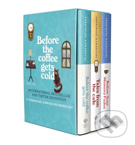 Kniha: Before the Coffee Gets Cold Boxed Set (Toshikazu Kawaguchi). Hanover Square Press, 2024 Kniha: Before the Coffee Gets Cold Boxed Set (Toshikazu Kawaguchi). Hanover Square Press, 2024