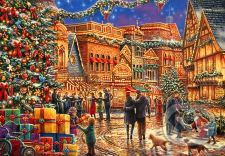 Puzzle: Vianoce na námestí (Chuck Pinson). Bluebird, 2024 Puzzle: Vianoce na námestí (Chuck Pinson). Bluebird, 2024