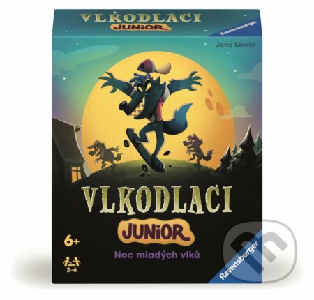 Spoločenská hra: Vlkodlaci: Noc mladých vlků (Ravensburger). Ravensburger, 2024 Spoločenská hra: Vlkodlaci: Noc mladých vlků (Ravensburger). Ravensburger, 2024