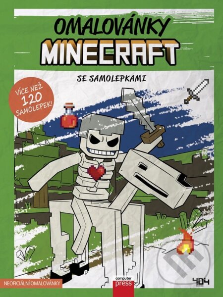 Kniha: Omalovánky Minecraft se samolepkami (Roman Bureš). Computer Press, 2024 Kniha: Omalovánky Minecraft se samolepkami (Roman Bureš). Computer Press, 2024