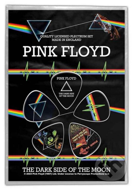 Gitarové trsátka Pink Floyd: Dark Side Of The Moon set 5 ks (Pink Floyd). Pink Floyd, 2024 Gitarové trsátka Pink Floyd: Dark Side Of The Moon set 5 ks (Pink Floyd). Pink Floyd, 2024