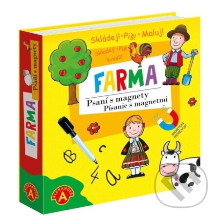 Spoločenská hra: Psaní s magnety - Farma (Alexander). Alexander, 2024 Spoločenská hra: Psaní s magnety - Farma (Alexander). Alexander, 2024